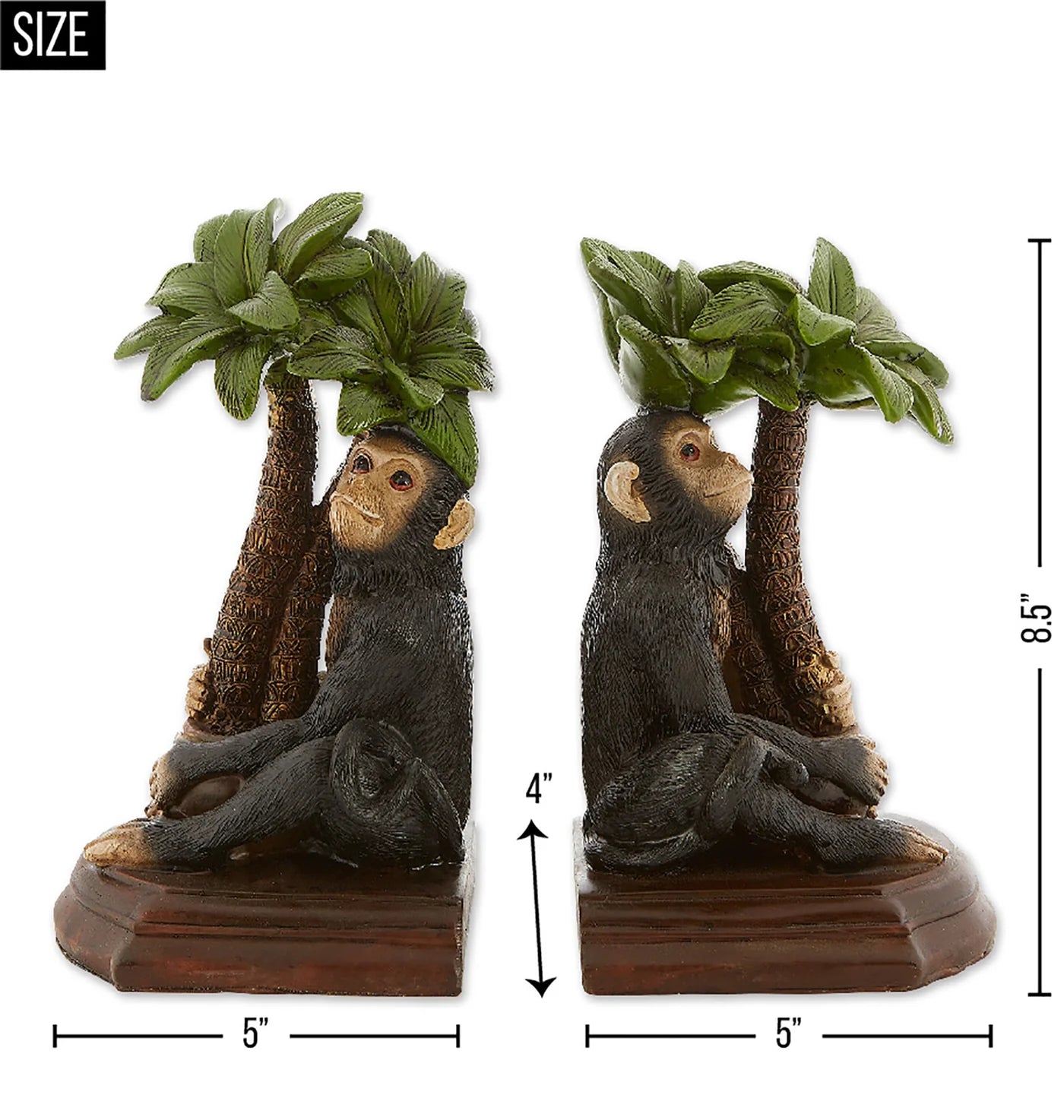 Monkey Bookends