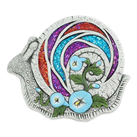 Bejeweled Snail Stepping Stones