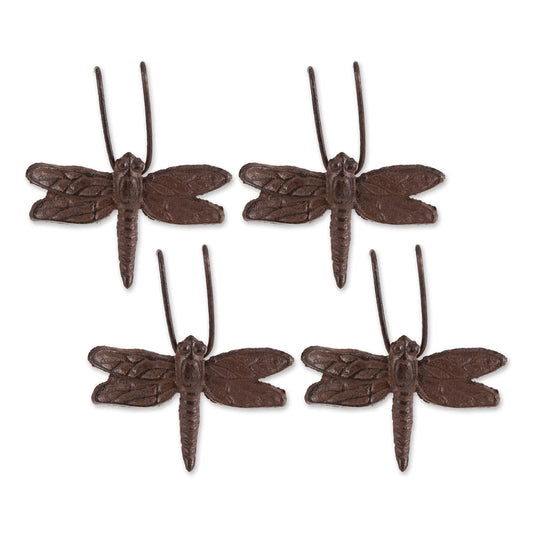 Dragonfly Cast Iron Pot Hanger Set