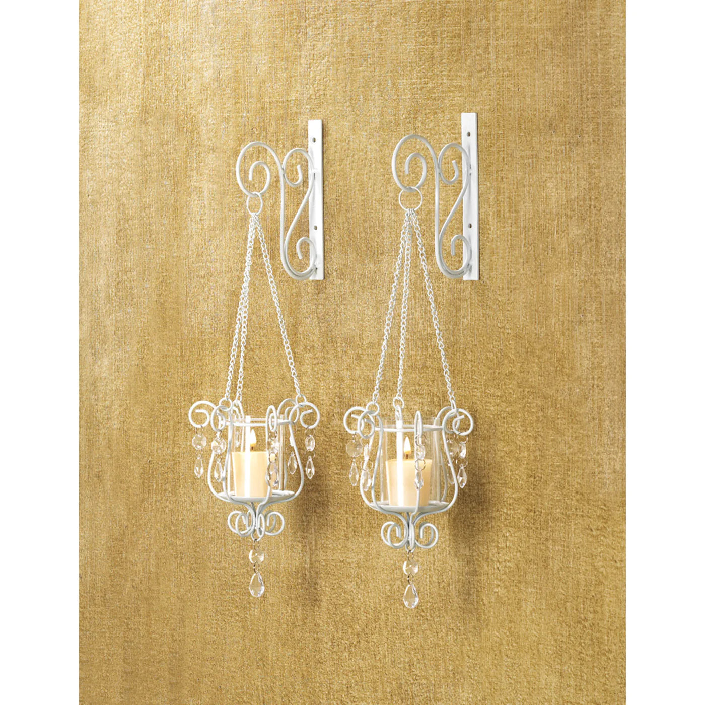 Bedazzling Pendent Sconce Duo