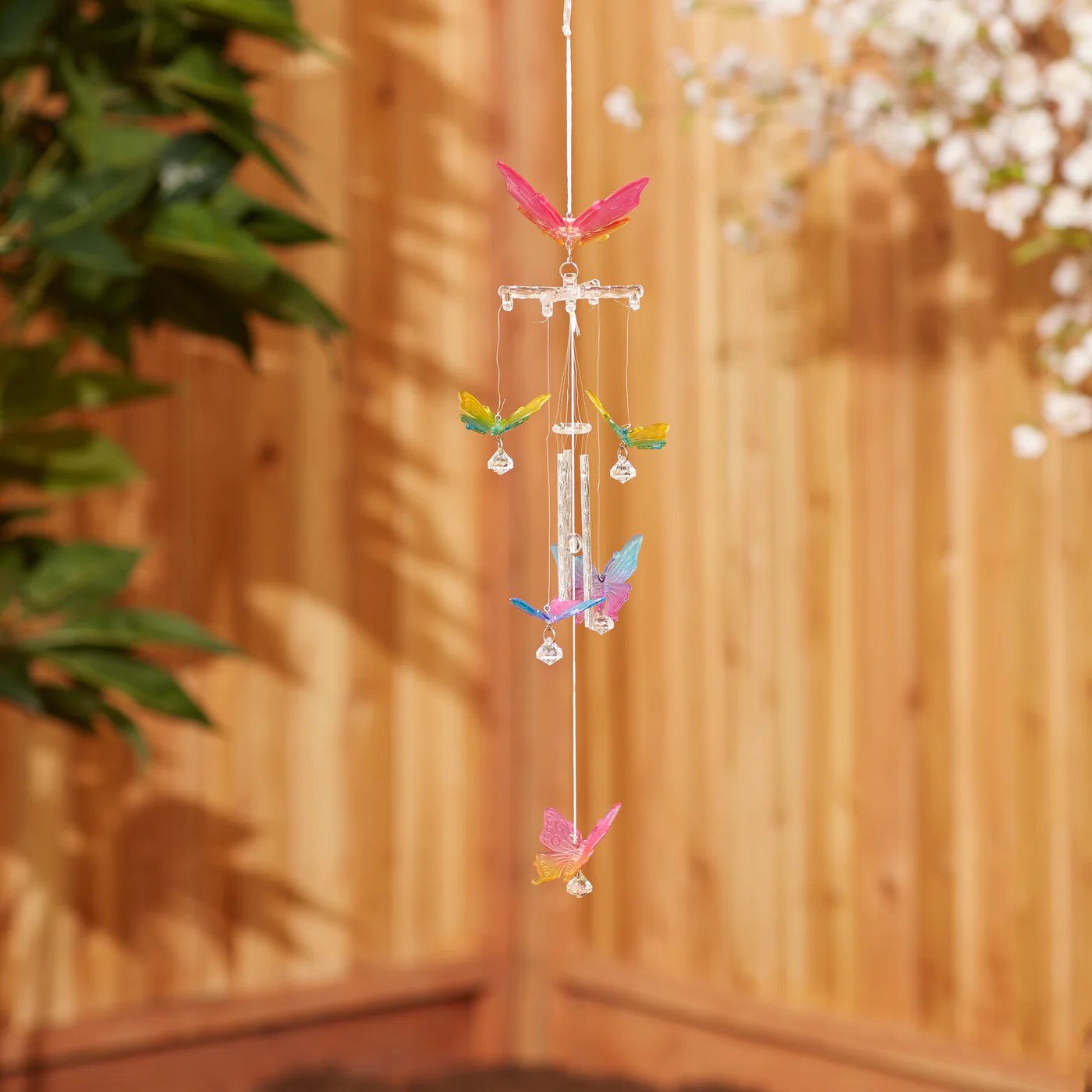 Rainbow Butterfly Wind Chime