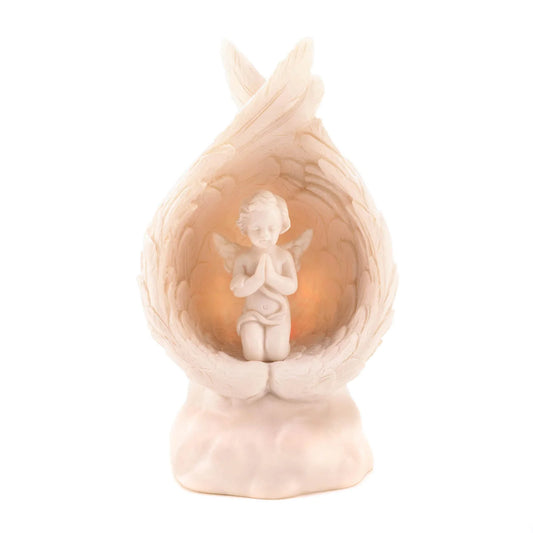 Light Up Praying Angel Figurine