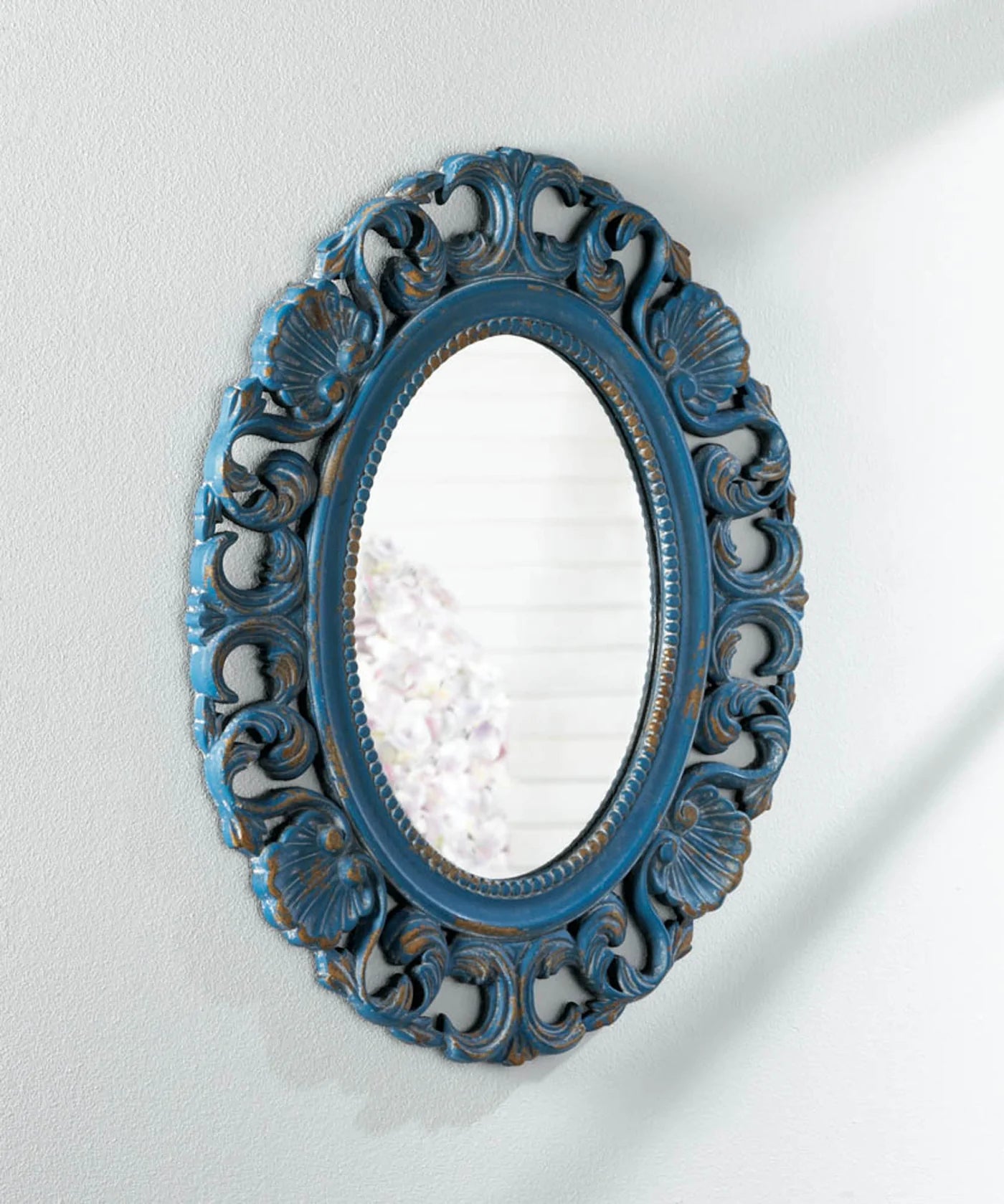 Vintage Belle Blue Mirror
