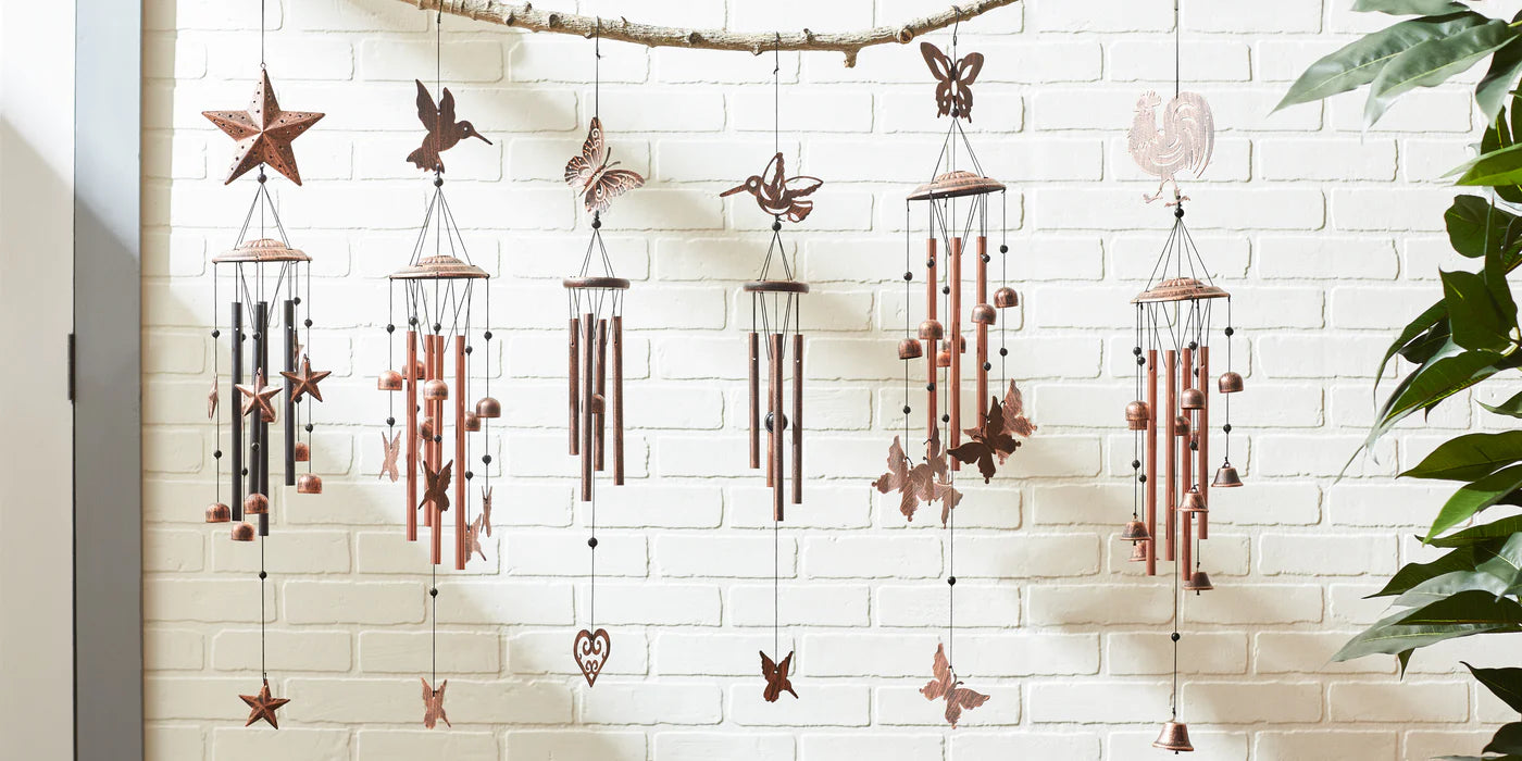 Butterfly And Heart Wind Chime