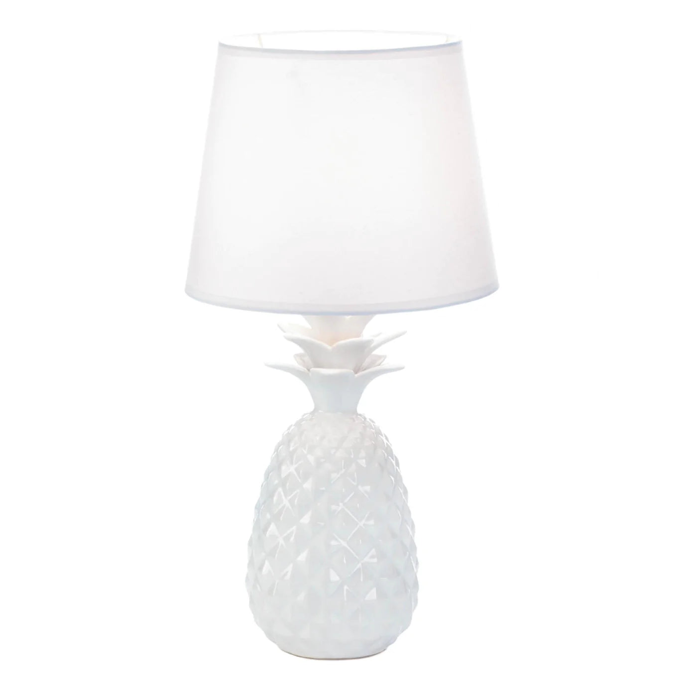 White Pineapple Table Lamp