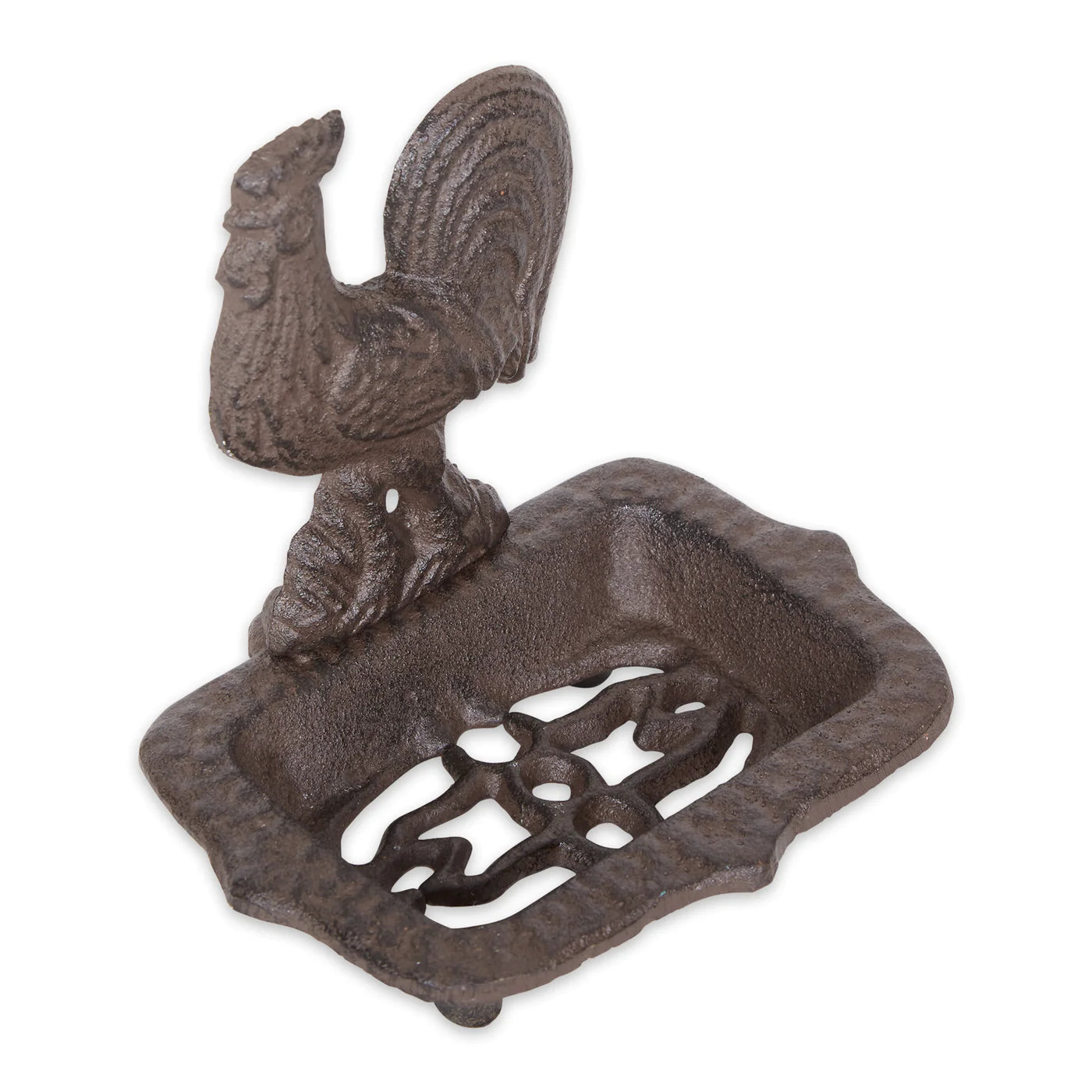 Rooster Cast Iron Soap Dish