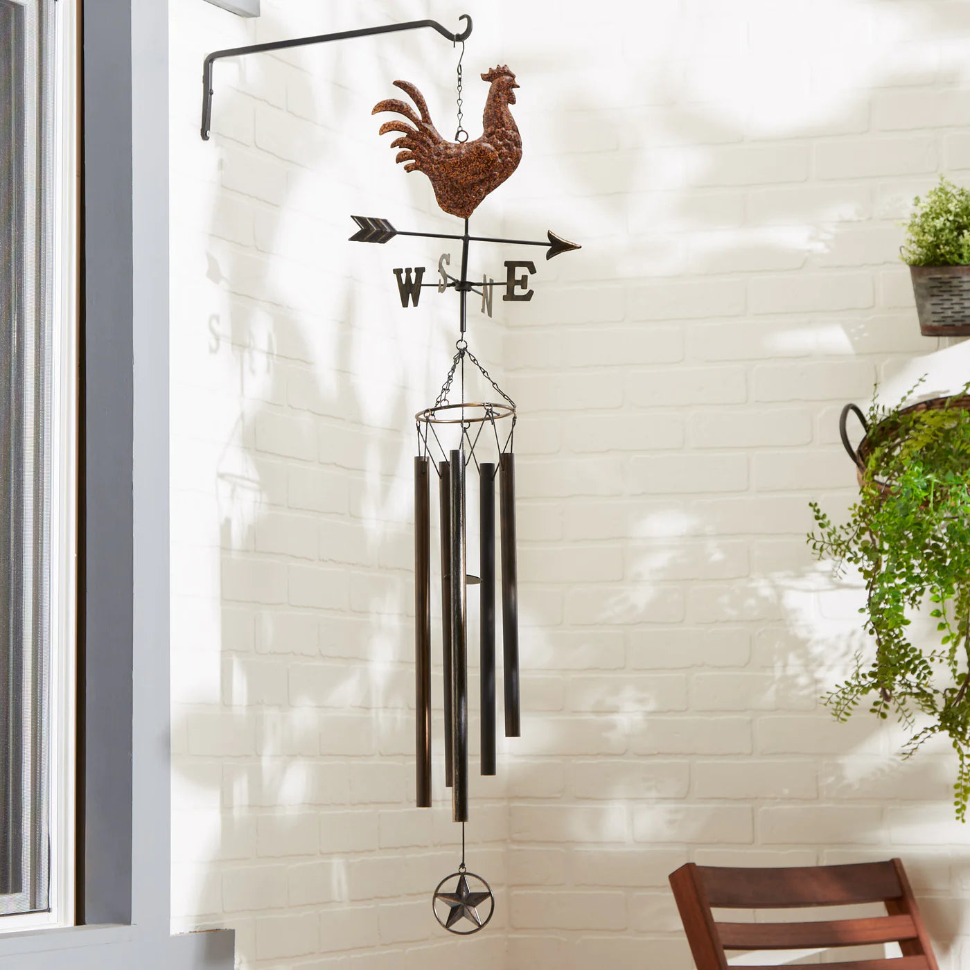 Weathervane Wind Chimes - Rooster