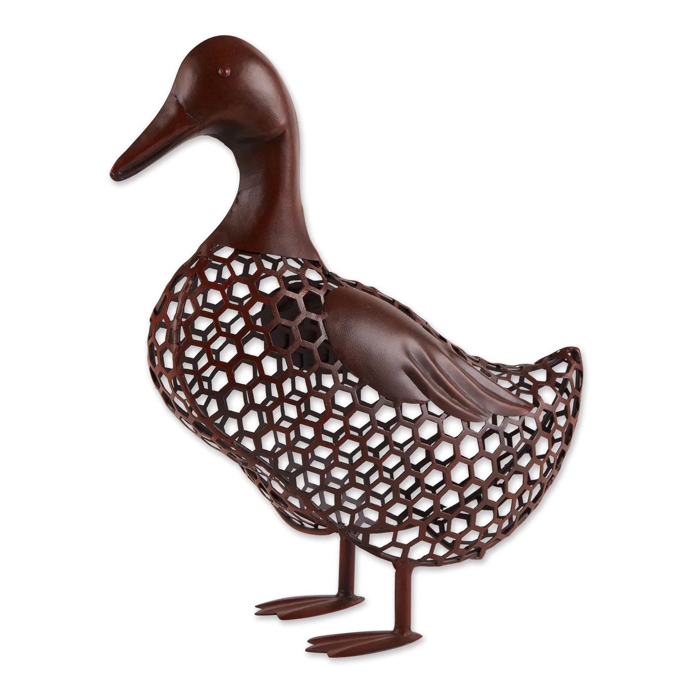 Chicken Wire Duck Sculpture